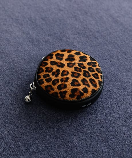 【B-25300】BEAURE Calf Hair Round マルチケース