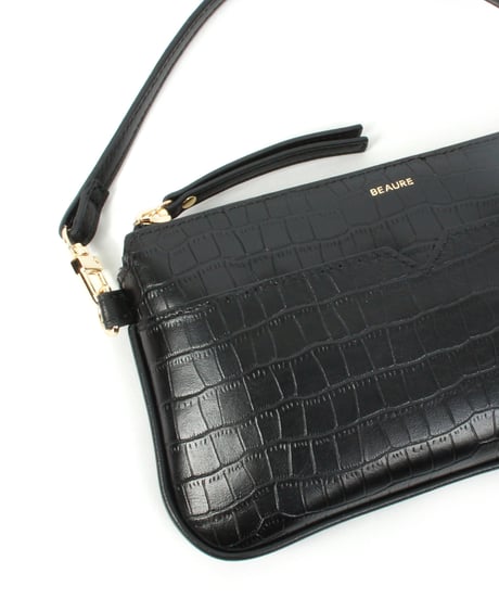【B-25342】BEAURE Leather Mini Strap Bag