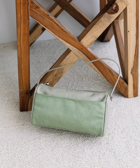 【B-25345】BEAURE Calf Hair Combination ボストン Bag