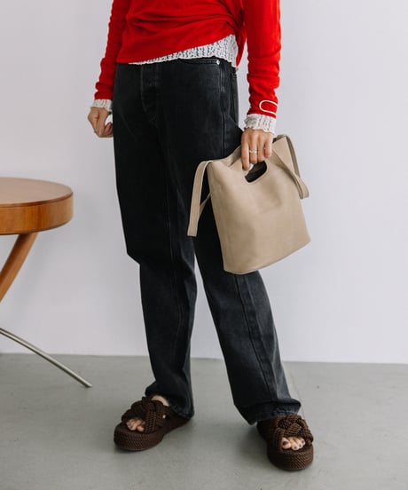 【B-26223】BEAURE ヌバック 2WAY ショルダー Bag