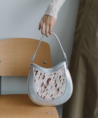 【B-24414】BEAURE ハラコ 2WAY BAG