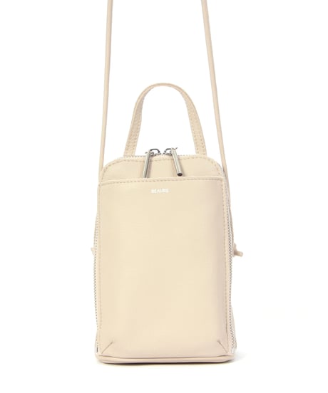 【B-25418】BEAURE New ブガッティ型 2Way ミニ ショルダー Bag