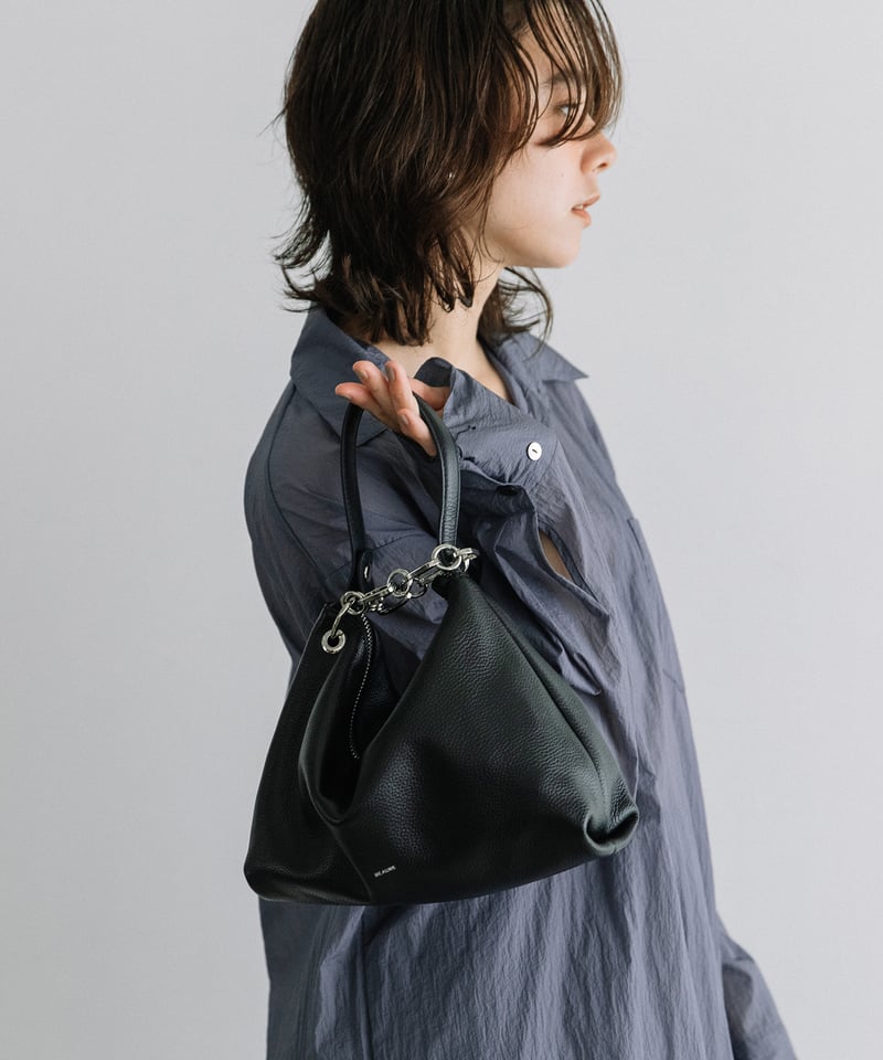 B-23432】BEAURE カウレザー ワンハンドル 3WAYチェーンバッグ | BEAU