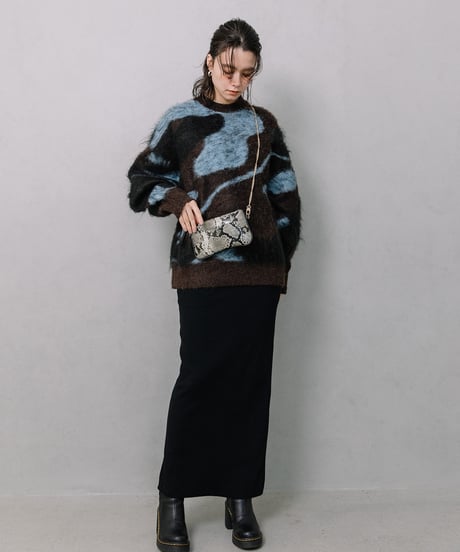 【B-25342】BEAURE Leather Mini Strap Bag