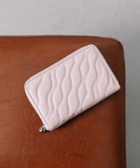 【B-24202】BEAURE コンビレザー ウエーブキルト B7ウォレット