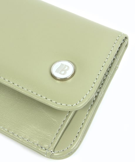 【B-24041】BEAURE シープレザー ラウンドフラップカードケース