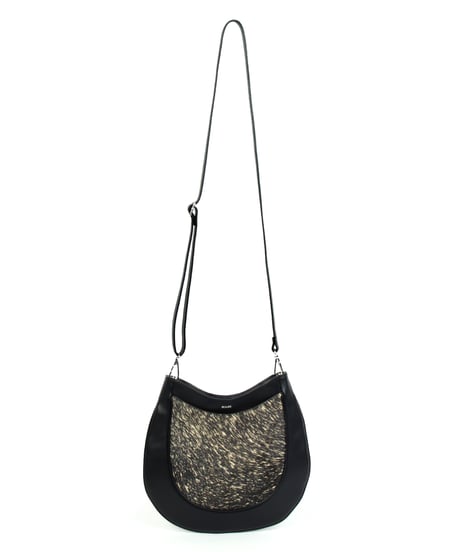 【B-24414】BEAURE ハラコ 2WAY BAG