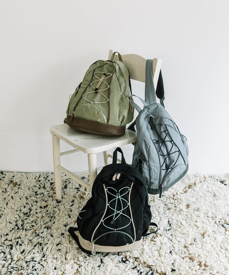 B-24353】BEAURE スエード コンビ ナイロン リュック | BEAURE OFF