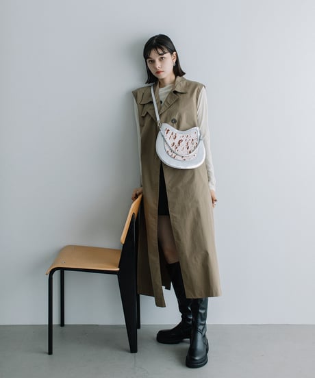 【B-24414】BEAURE ハラコ 2WAY BAG