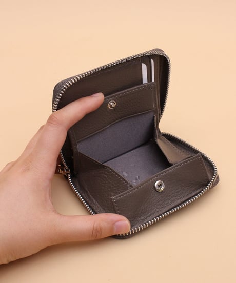 【BS-30062】Beaure Second ビュレ セカンド ラウンドジップ 二つ折り財布