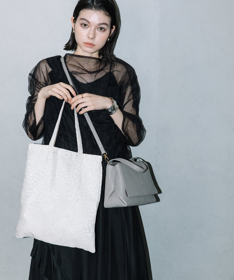 B-23415】BEAURE カウレザー フラップ付きワンハンドルショルダー 