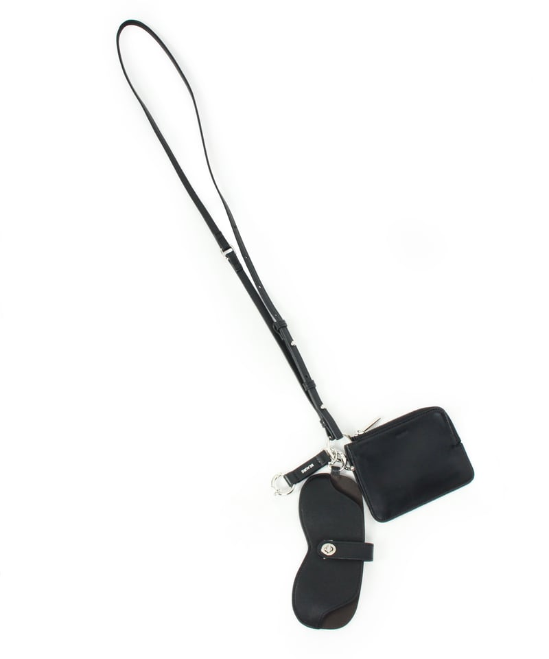 BIGTWINブラックレザーケース ビーズ装飾、コンチョ付き ケイシイズ】 限定商品・ラッピング可 KC's LEATHER CRAFT