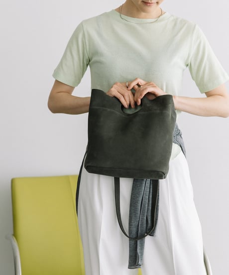 【B-26223】BEAURE ヌバック 2WAY ショルダー Bag