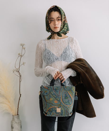 【B-25360】BEAURE Paisley Mini トート Bag