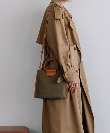 【B-25352】BEAURE Suede 2Way ショルダー Bag