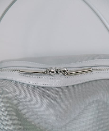 【B-25053】BEAURE 2WAY ドラム型 メッシュ ミニボストン