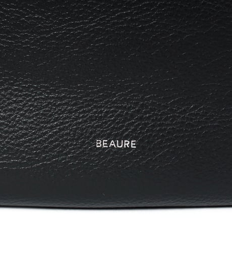 【B-25422】BEAURE リボン ディテール 薄マチ ショルダー Bag