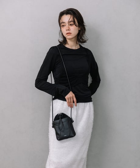 【B-25347】BEAURE Mini Drawstring Pouch ショルダー Bag