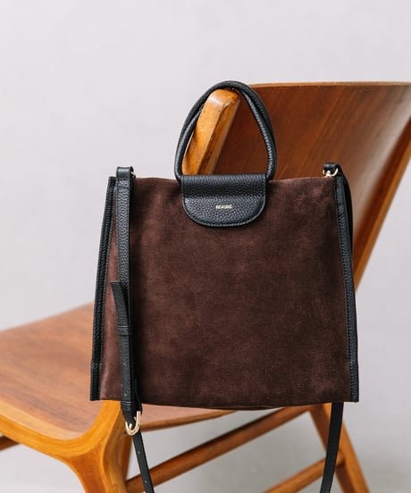 【B-25352】BEAURE Suede 2Way ショルダー Bag
