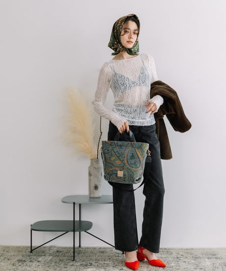 【B-25360】BEAURE Paisley Mini トート Bag