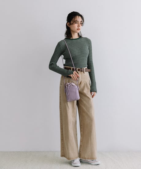 【B-25347】BEAURE Mini Drawstring Pouch ショルダー Bag