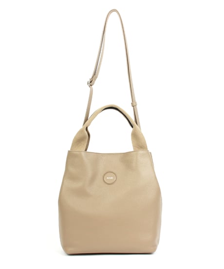 【B-24325】BEAURE カウレザー テープハンドル 2WAY トートバッグ