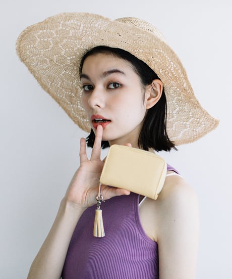 【B-23400】BEAURE カウレザー ラウンドコインカードケース