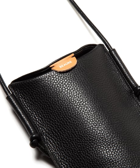 【B-23156】BEAURE カウレザー スマホショルダー