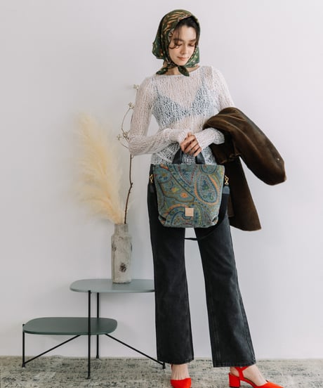 【B-25360】BEAURE Paisley Mini トート Bag