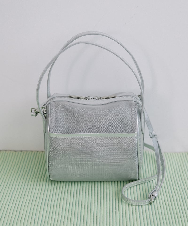 B-25053】BEAURE 2WAY ドラム型 メッシュ ミニボストン | BEAURE 