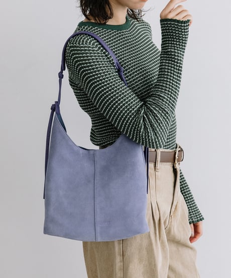 【B-25350】BEAURE Suede Vertical ショルダー Bag