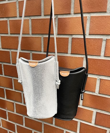 【B-23156】BEAURE カウレザー スマホショルダー
