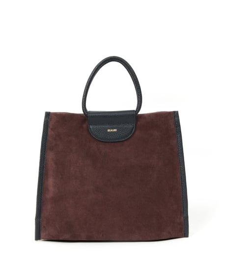 【B-25352】BEAURE Suede 2Way ショルダー Bag