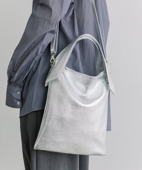 【B-25422】BEAURE リボン ディテール 薄マチ ショルダー Bag