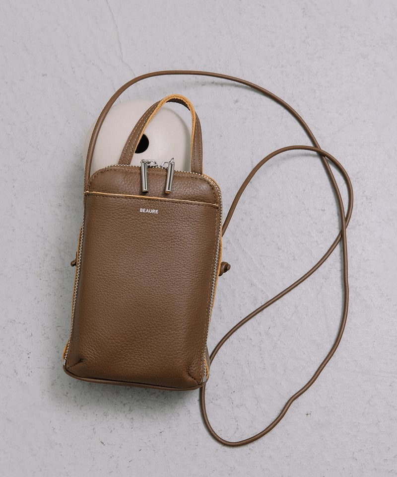 B-25418】BEAURE New ブガッティ型 2Way ミニ ショルダー Bag | 
