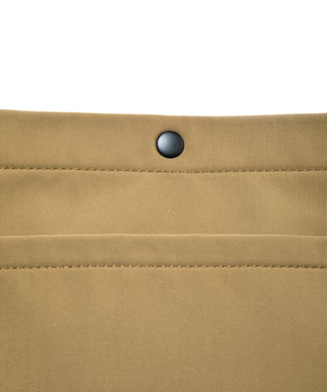 【B-23353】BEAURE  レザーコンビ ナイロンサコッシュ