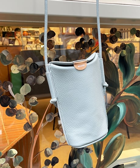 【B-23156】BEAURE カウレザー スマホショルダー