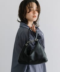 【B-23432】BEAURE カウレザー ワンハンドル 3WAYチェーンバッグ