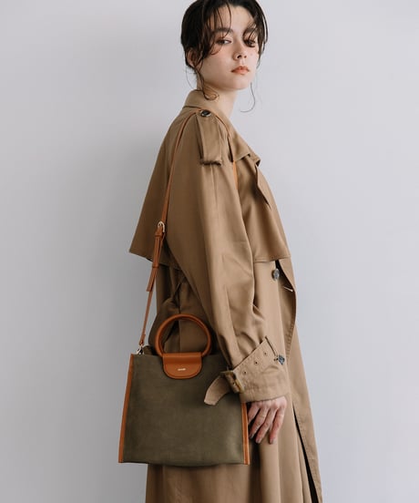 【B-25352】BEAURE Suede 2Way ショルダー Bag