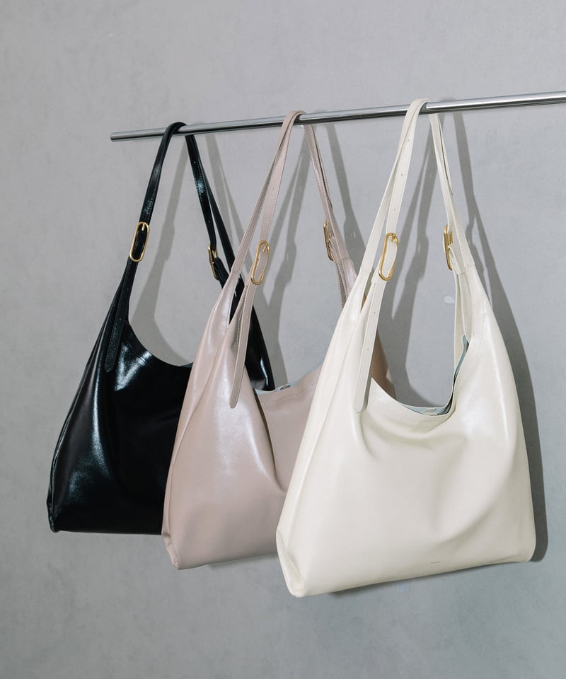 B-25037】BEAURE カウレザー BIG トライアングル トート | BEAURE