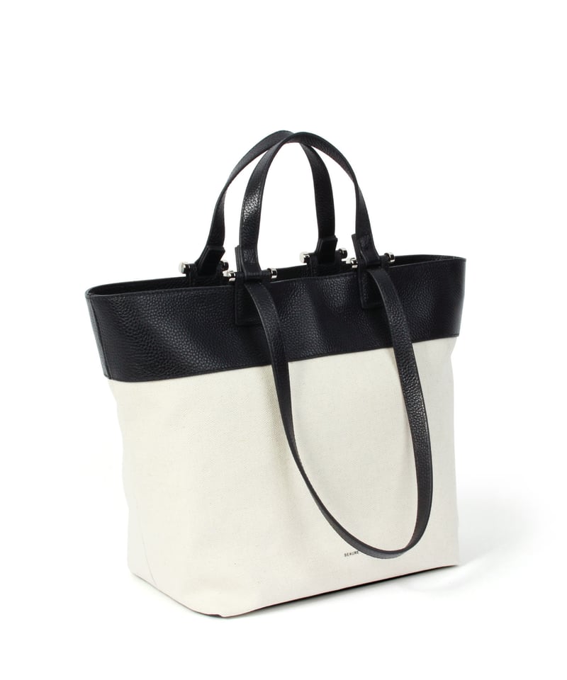 トートバッグ B-26159】BEAURE リネンコンビ 2WAYハンドル A4 トート | BEAURE