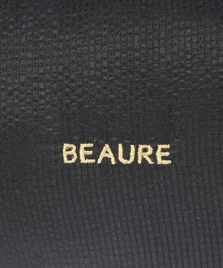 【B-26153】BEAURE ストラップ付き ナイロン バルーン ポーチ