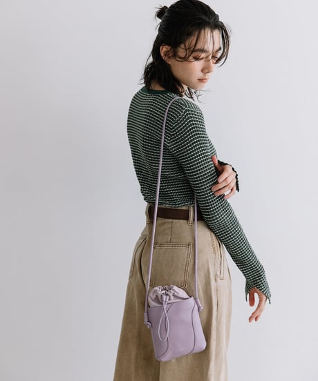 【B-25347】BEAURE Mini Drawstring Pouch ショルダー Bag