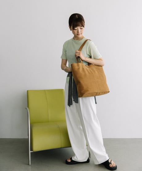 【B-26224】BEAURE ヌバック レザー トート