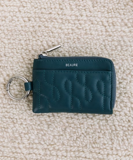 【B-25306】BEAURE Quilted Leather フラグメントケース
