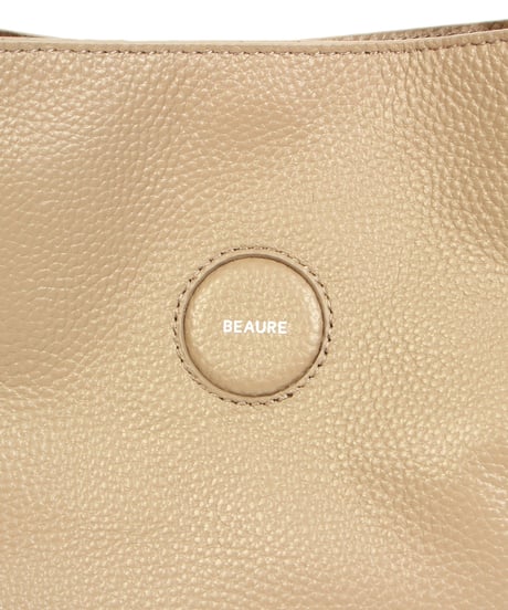 【B-24325】BEAURE カウレザー テープハンドル 2WAY トートバッグ