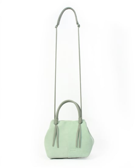 【B-25349】BEAURE Suede boat shape ショルダー Bag