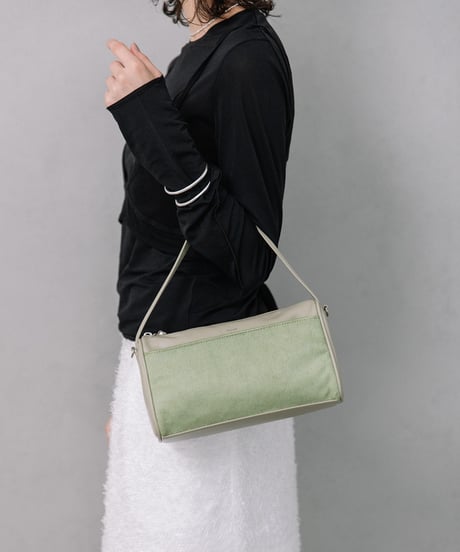 【B-25345】BEAURE Calf Hair Combination ボストン Bag