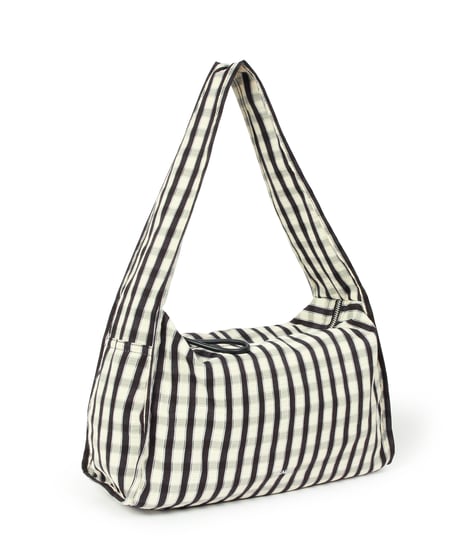 【B-25046】BEAURE ギンガムチェック HOBO BAG