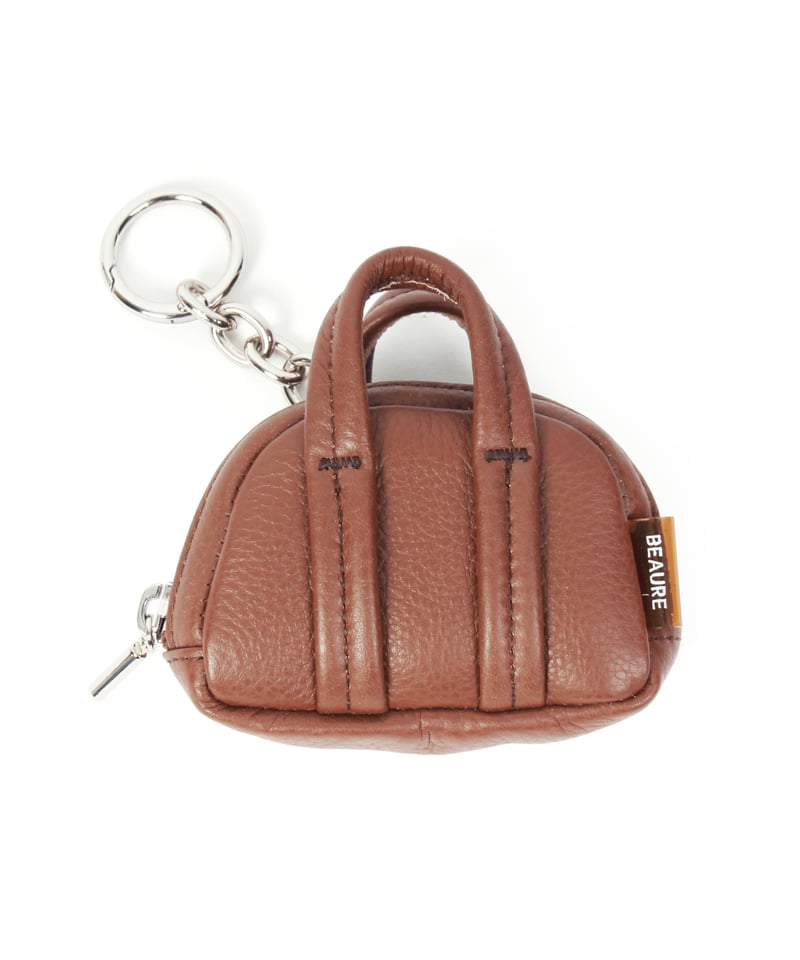 B-25407】 BEAURE レザー ミニ ボストン チャーム | BEAURE OFFI